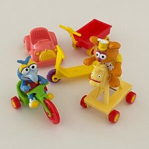 Vintage 1986 Happy Macdonalds Meal Toys Muppets Lot